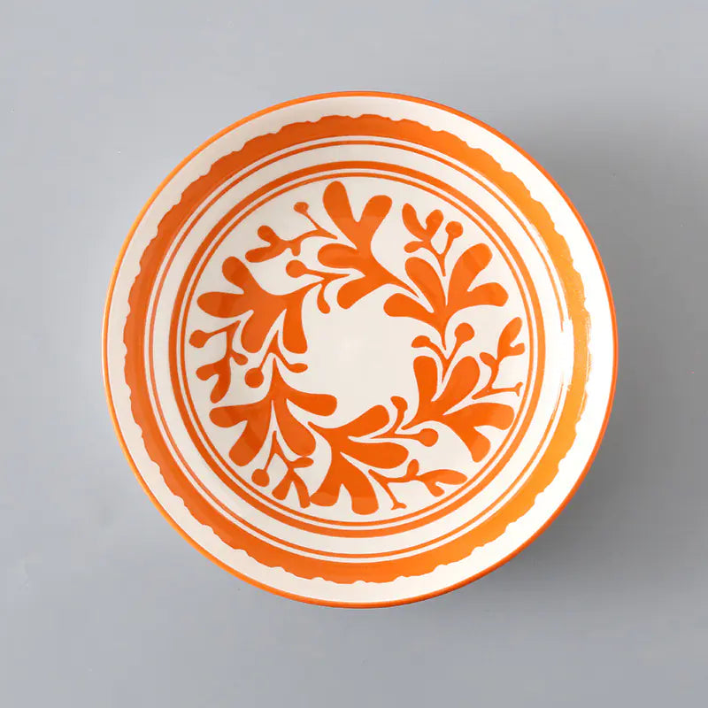 7 Inch Nordic Style Ceramic Plate for Fruits and Soup