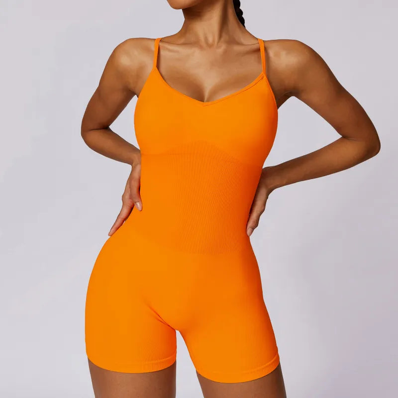 Seamless Back Yoga Jumpsuit