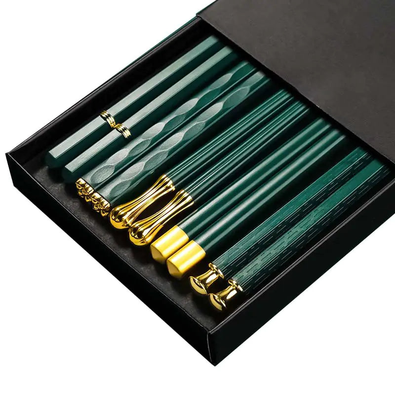 5 Pairs High Quality Non-Slip Japanese Chopsticks
