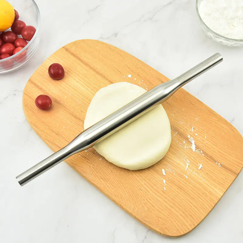 Stainless Steel Seamless Rolling Pin for Baking