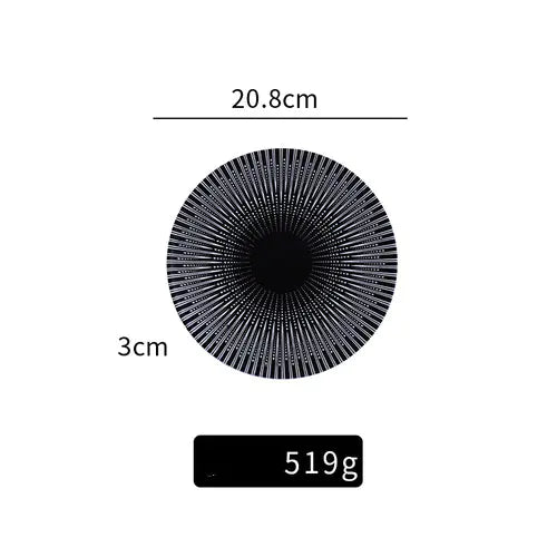 Porcelain Ceramic Plate for Home