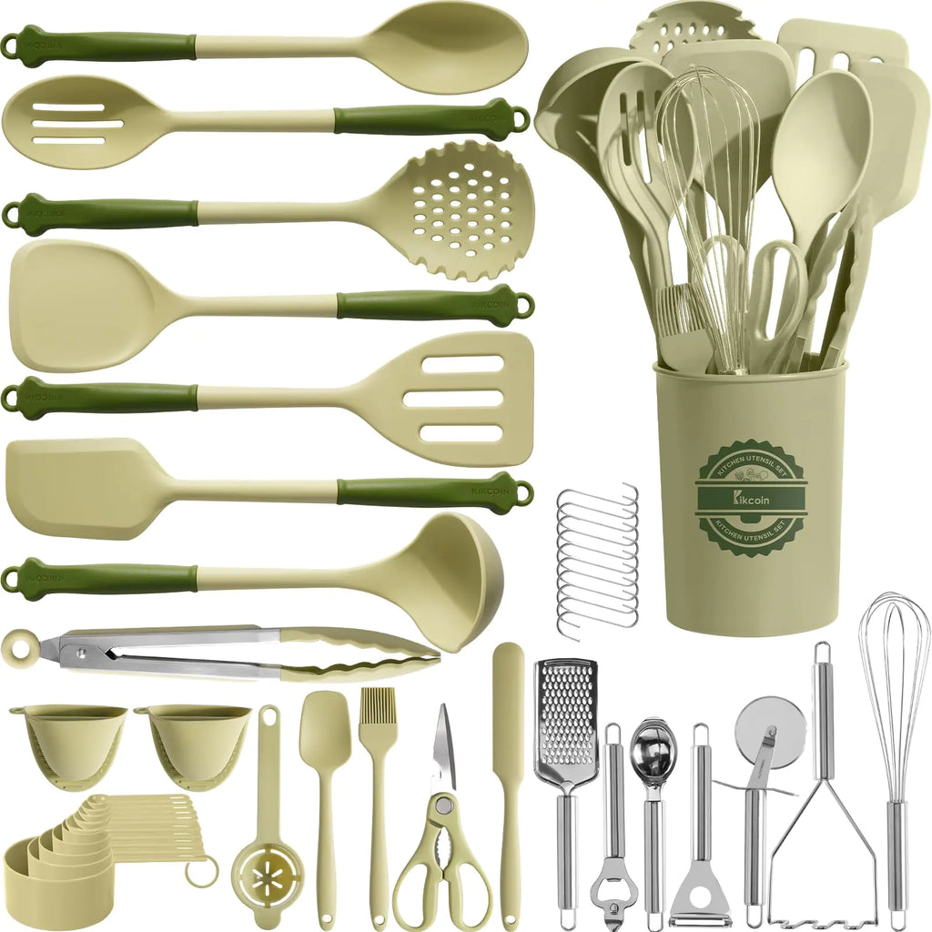 Kikcoin 43Pcs Kitchen Utensils Set