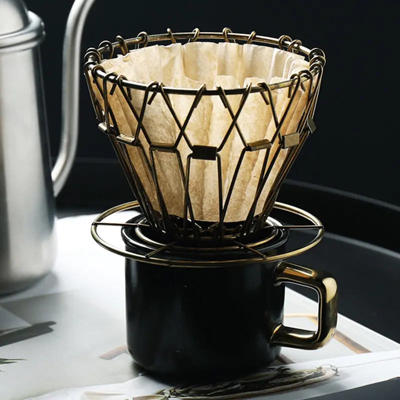 Foldable Coffee Filter Paper for Pour-Over Brewing