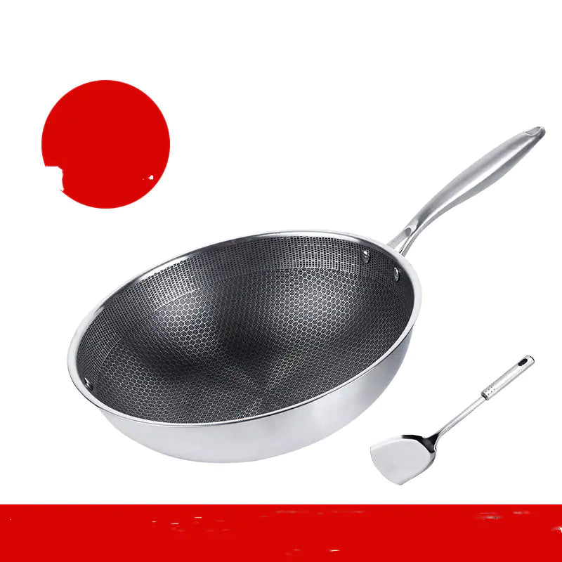 Stainless Steel Non-Stick Wok