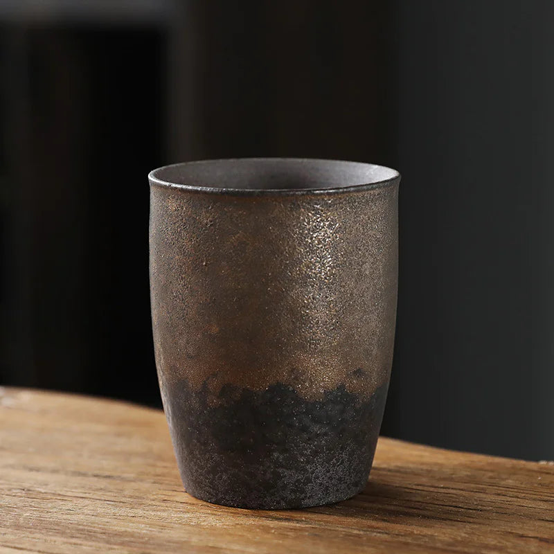 Ceramic Fambé Tea Cup