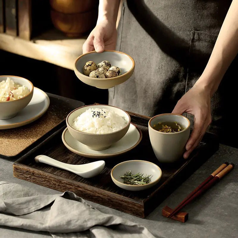 Japanese Ceramic Tableware Set