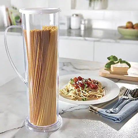 Transparent Pasta Can with Cup