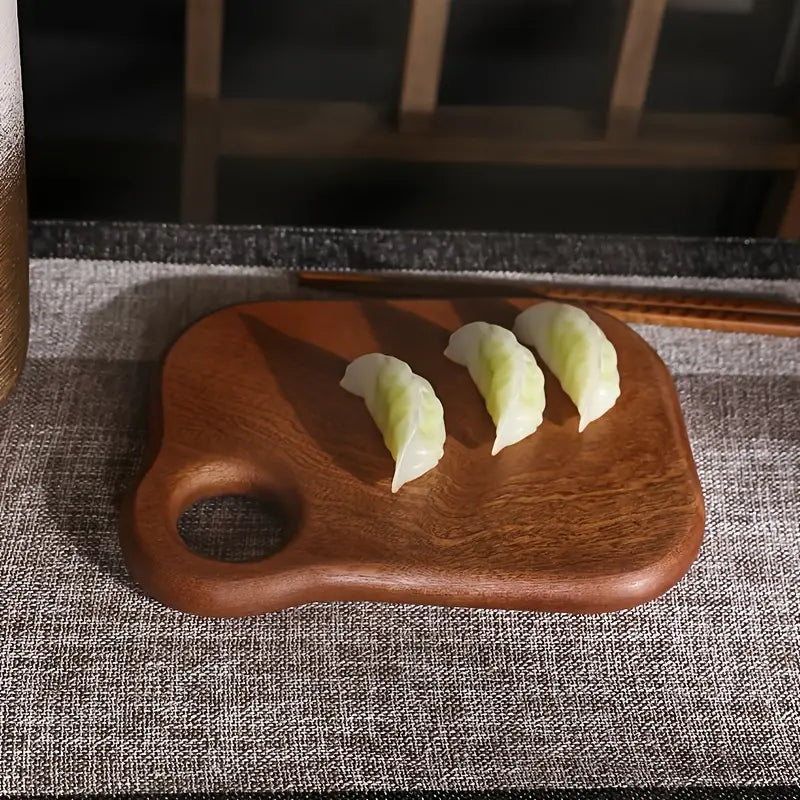 Ebony Whole Wood Cutting Board for Fruits and Bread