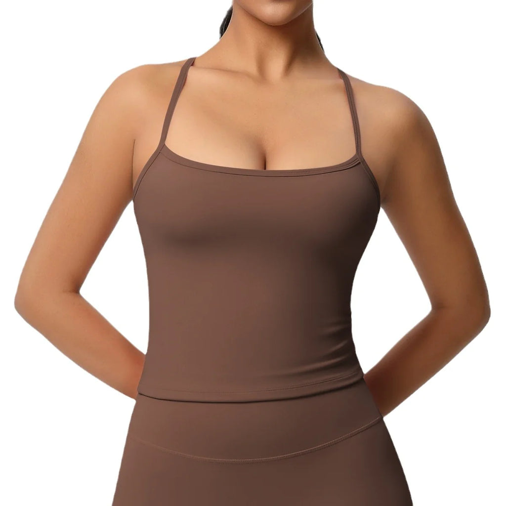 Solid Color Sports Vest