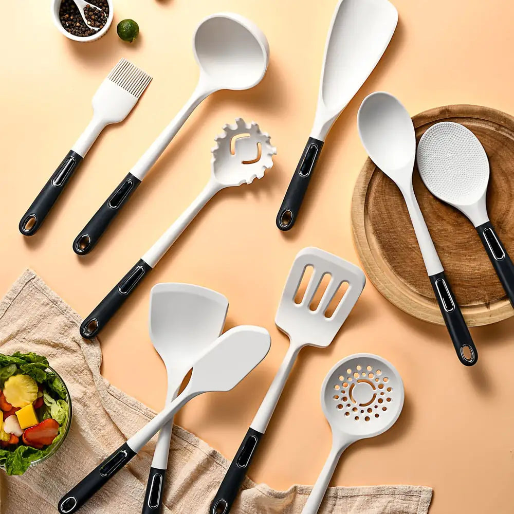 13-Piece Nonstick Silicone Cooking Spoon Set