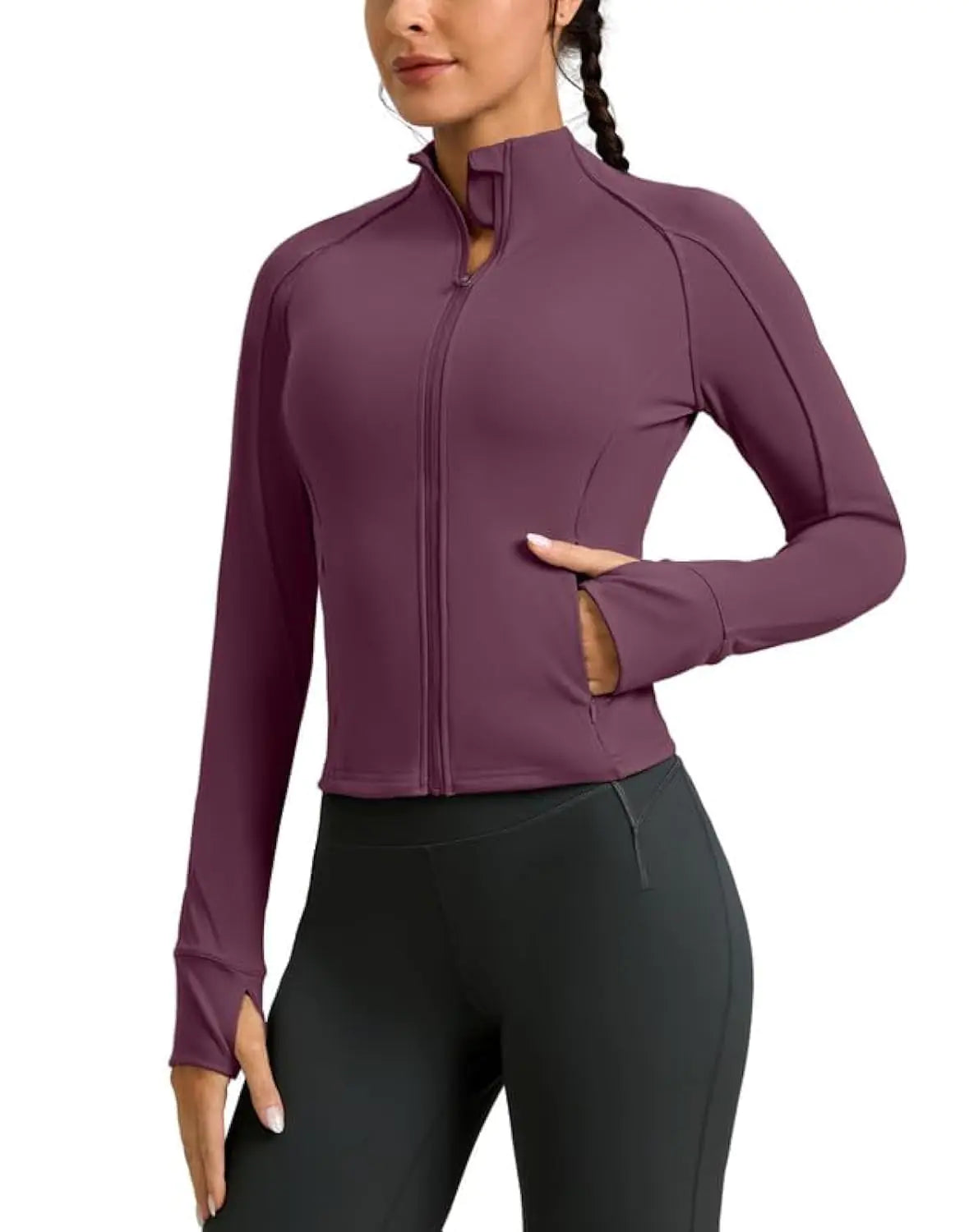 Gradual Cropped Workout Jacket