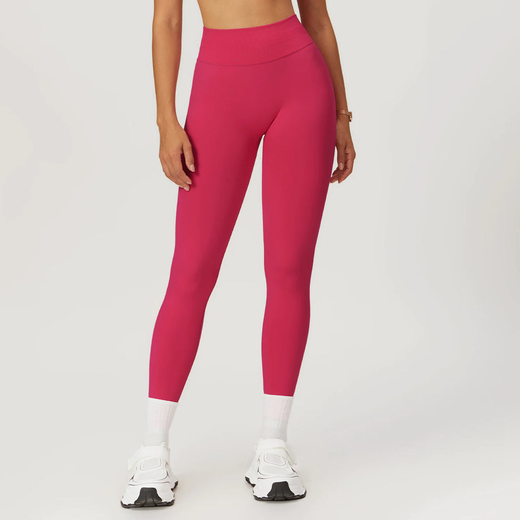 Seamless Peach High-Waist Yoga Pants