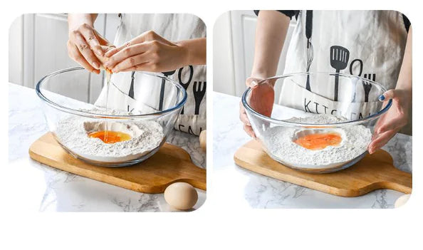 Glass Large Salad Bowl