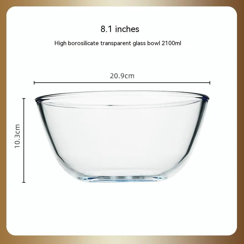 Glass Large Salad Bowl