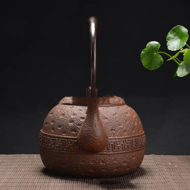 Cast Iron Teapot - Traditional Iron Kettle for Brewing