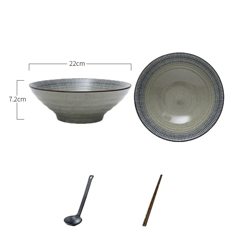 Large Ceramic Ramen Bowl