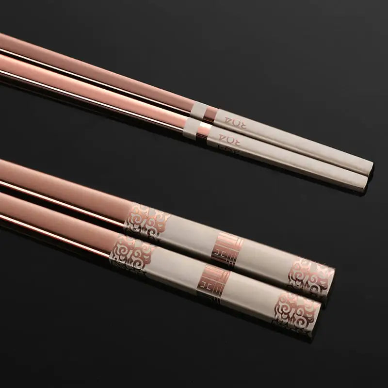 Stainless Steel Chopsticks Set