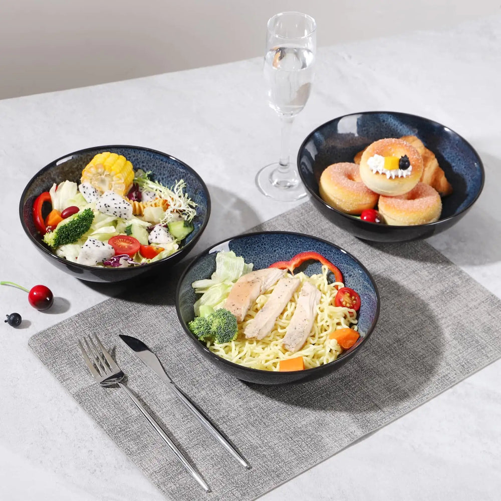 Peacock Blue Bowl Set