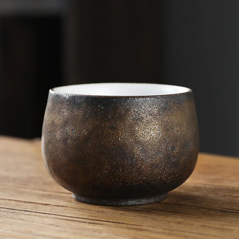 Ceramic Fambé Tea Cup