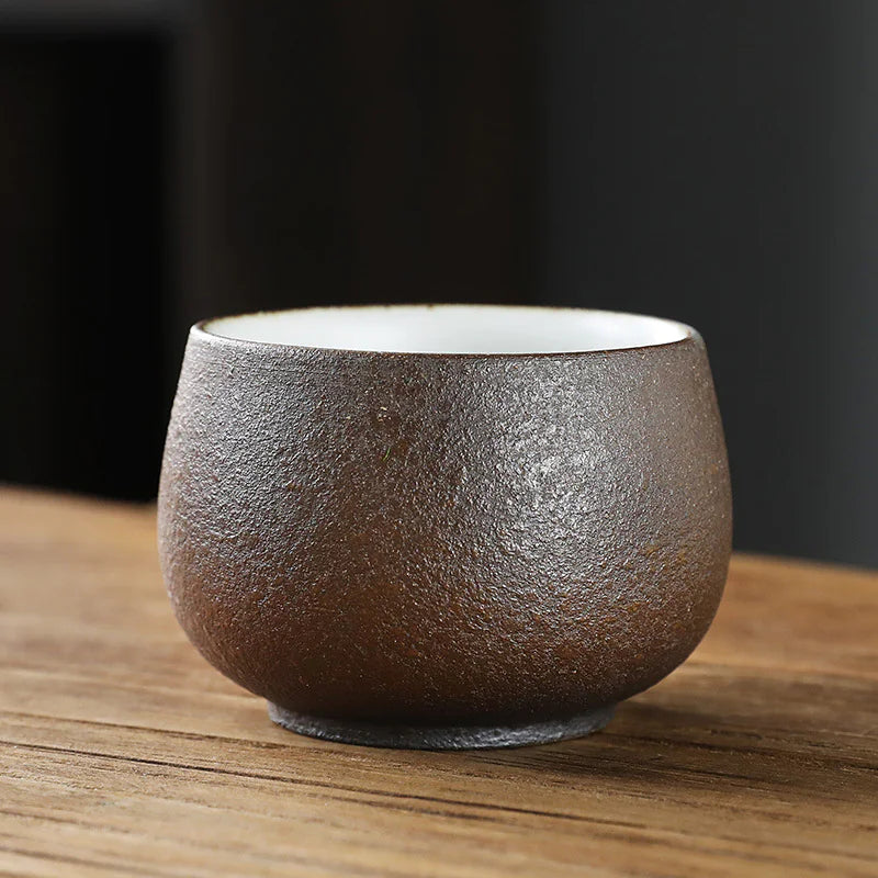 Ceramic Fambé Tea Cup