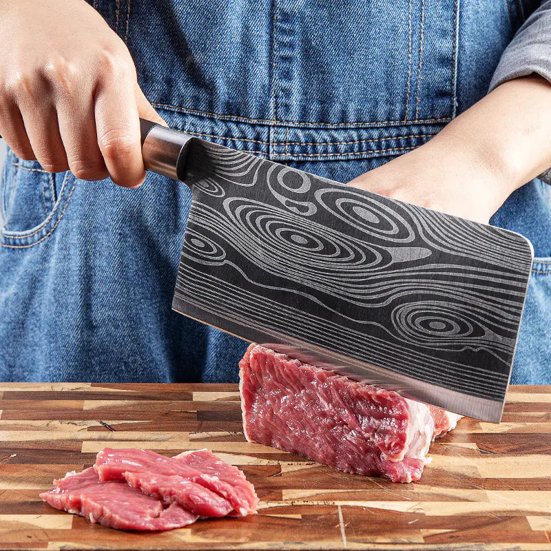 Stainless Steel Kitchen Chef Knife Set for Meat Cutting