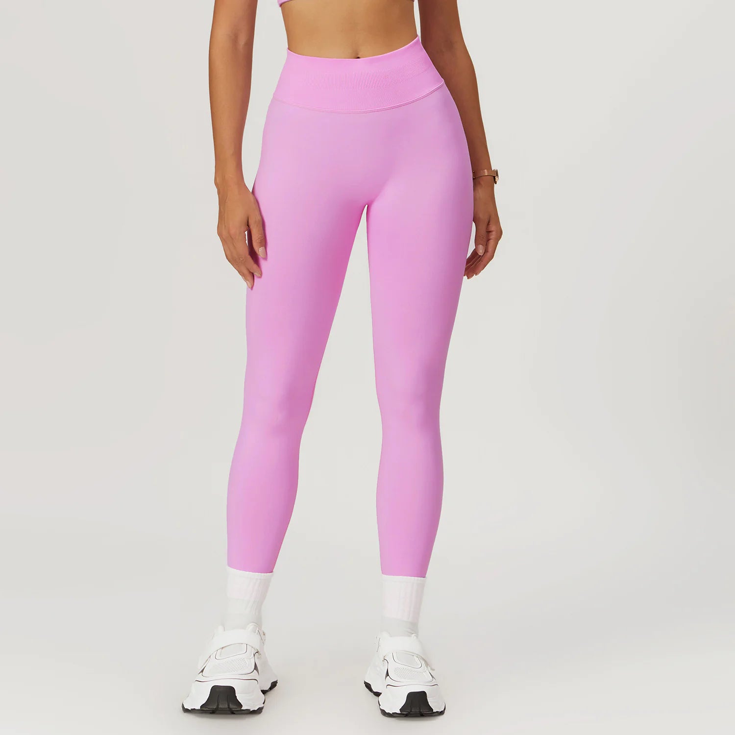 Seamless Peach High-Waist Yoga Pants
