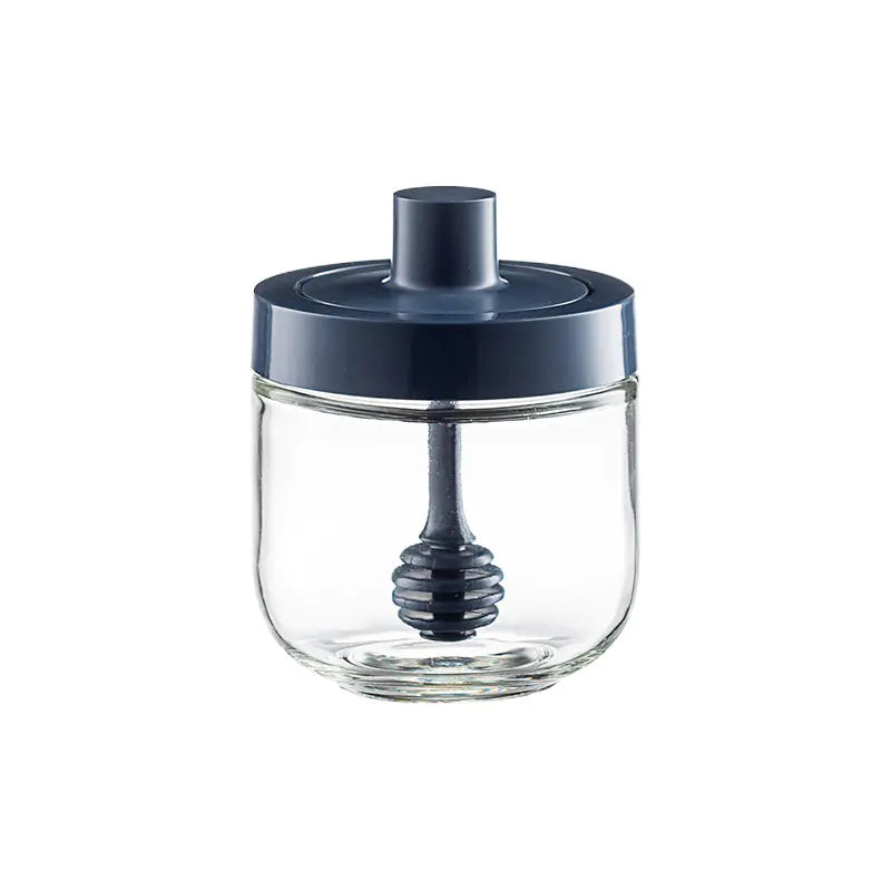 Integrated Seasoning Jar with Glass Spoon Cover
