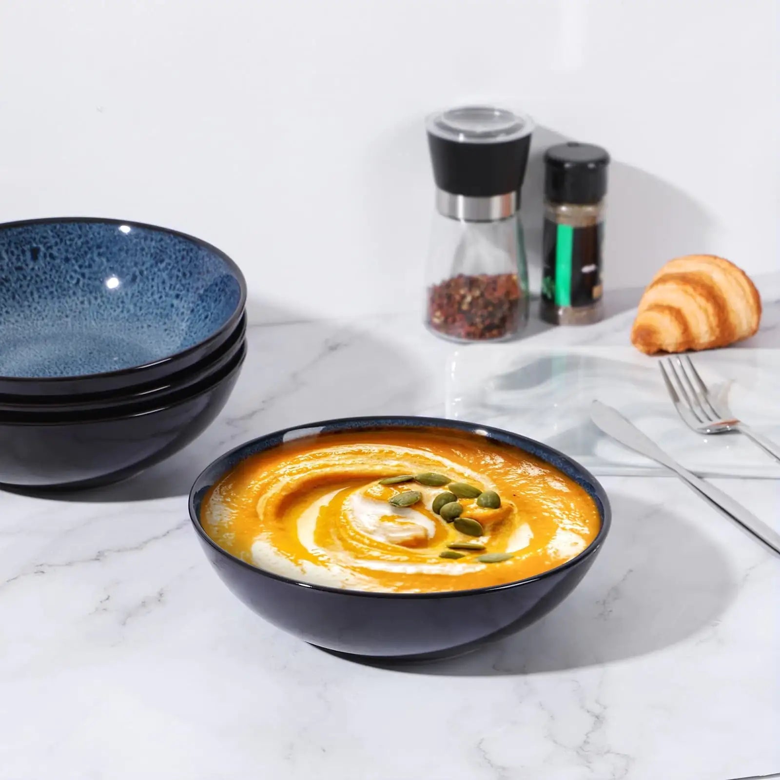 Peacock Blue Bowl Set