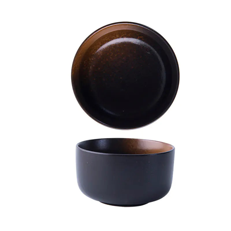 Small Ceramic Soup and Seasoning Bowl Set