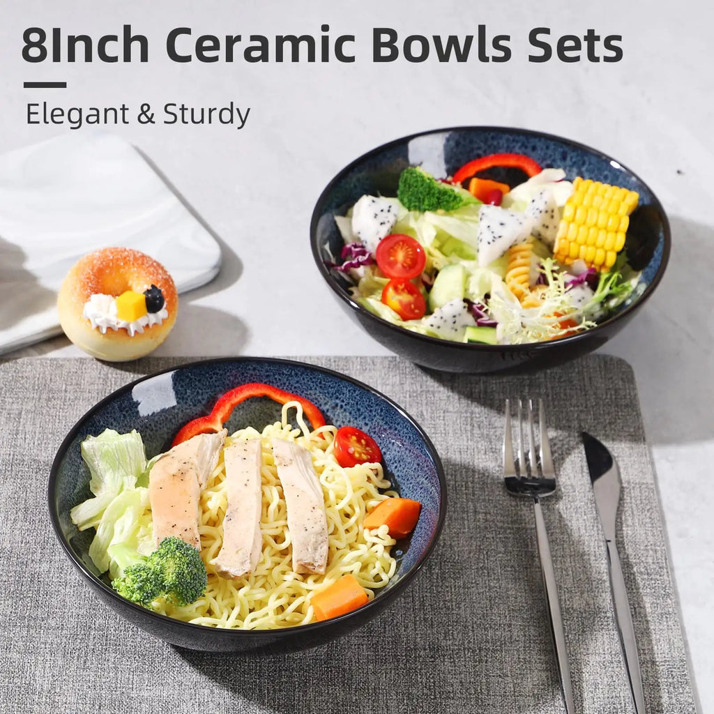 Peacock Blue Bowl Set