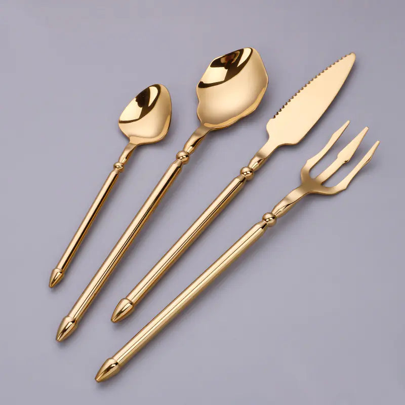 304 Stainless Steel Cutlery Set for Western Dining (4pcs)