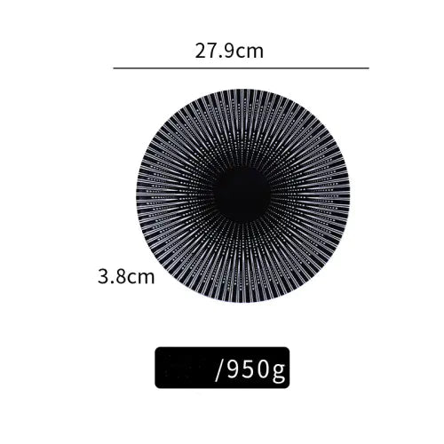 Porcelain Ceramic Plate for Home