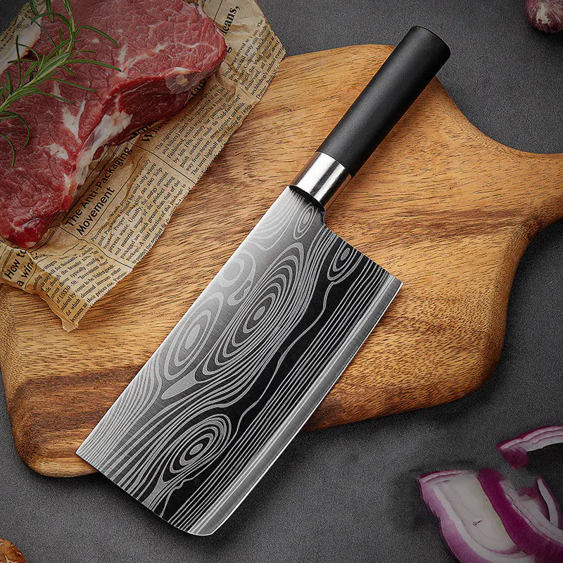 Stainless Steel Kitchen Chef Knife Set for Meat Cutting