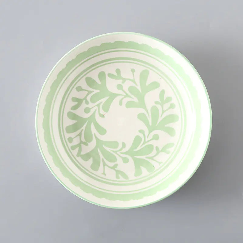 7 Inch Nordic Style Ceramic Plate for Fruits and Soup