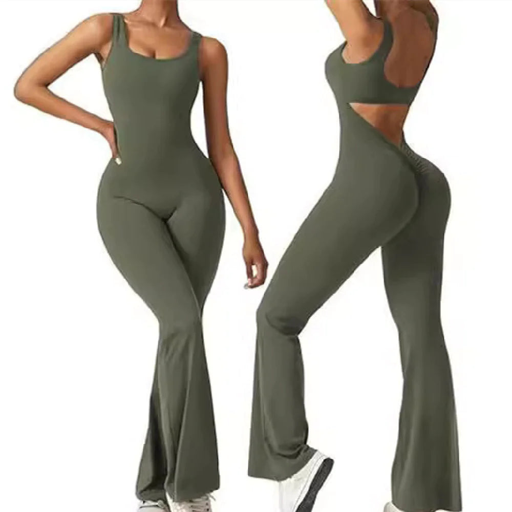 Flared Yoga Bodysuit