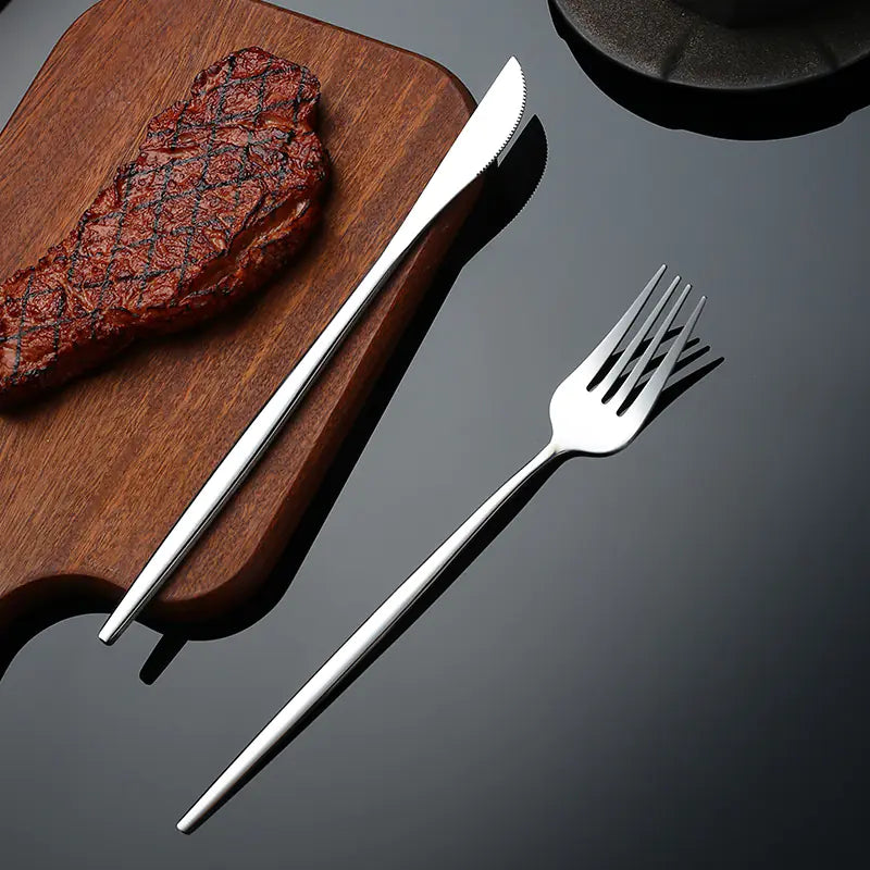 Stainless Steel Portuguese Cutlery Set for Dining