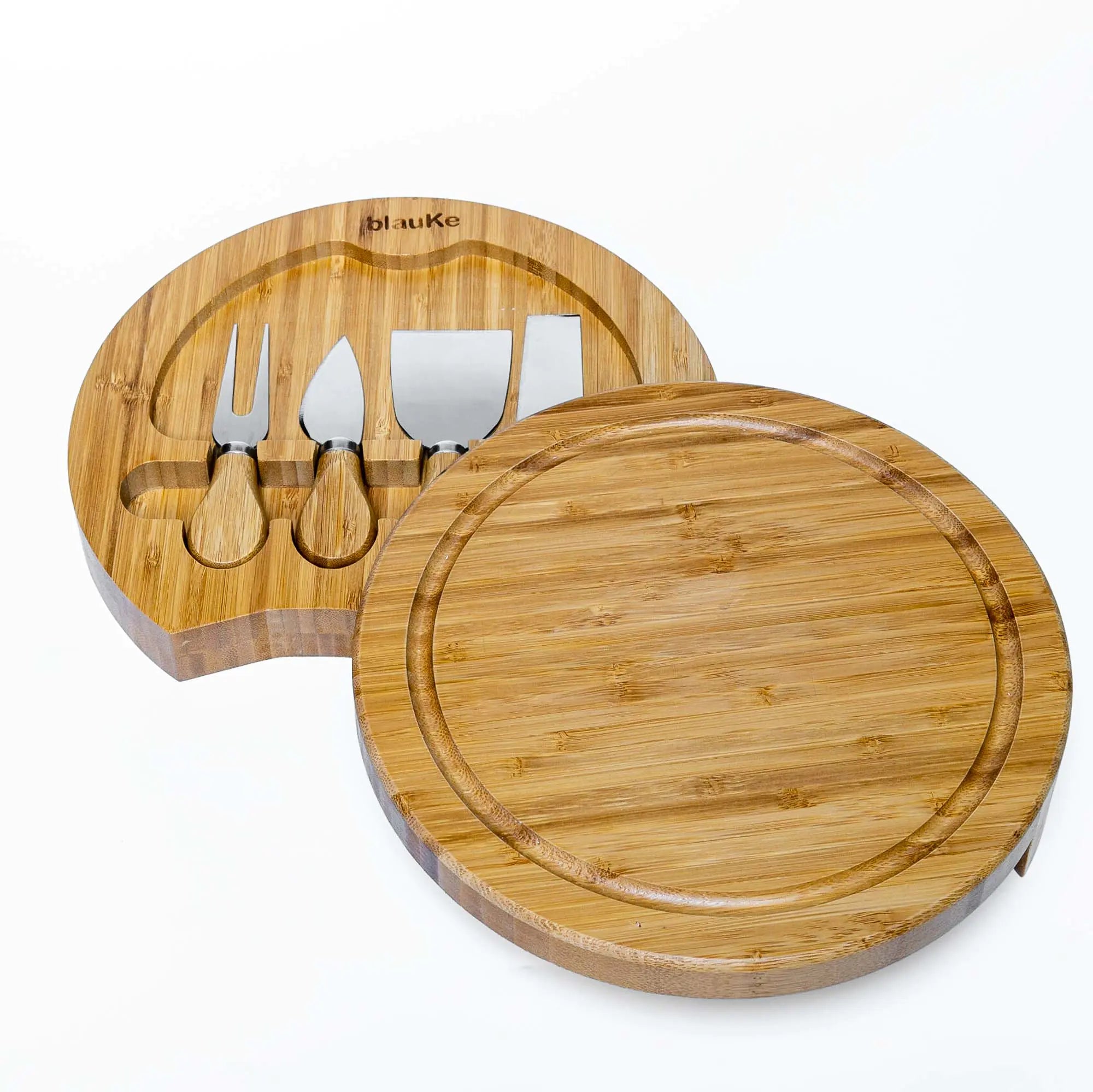 Bamboo Cheese Board and Knife Set