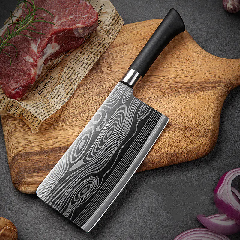 Stainless Steel Kitchen Chef Knife Set for Meat Cutting