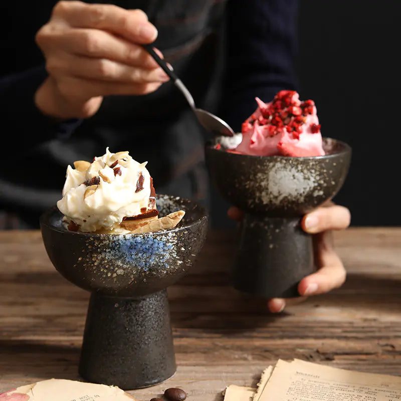 Ceramic Tall Bowl for Snacks