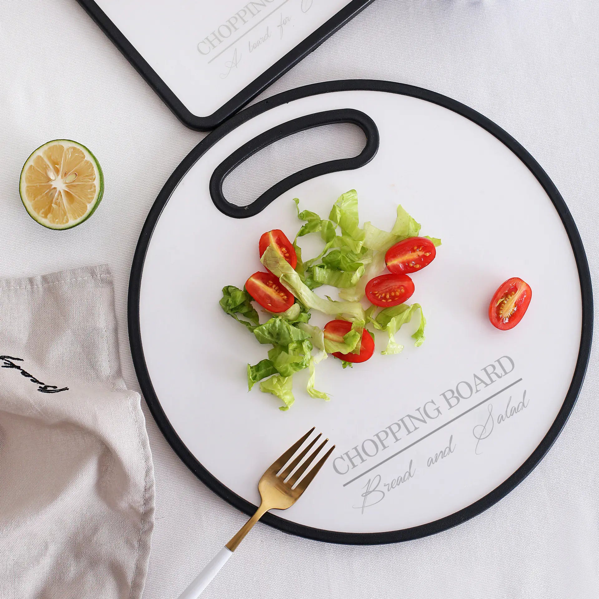 Cutting Board for Baking and Kitchen Utensils