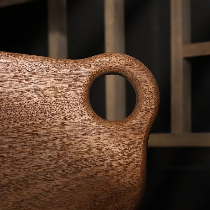 Ebony Whole Wood Cutting Board for Fruits and Bread