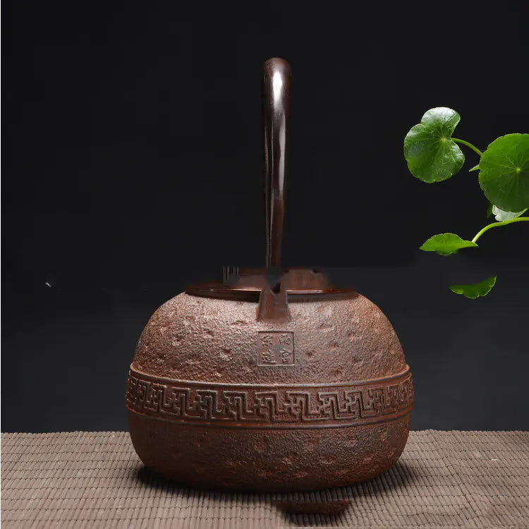 Cast Iron Teapot - Traditional Iron Kettle for Brewing