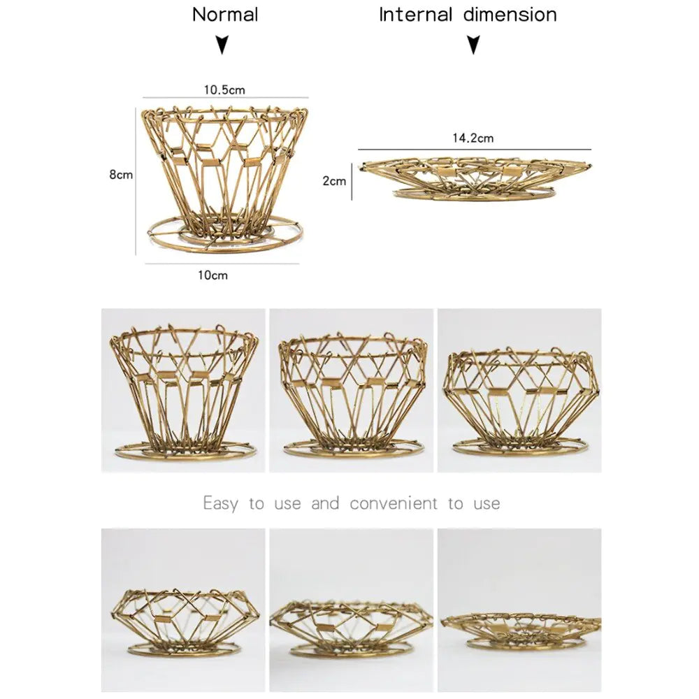 Foldable Coffee Filter Paper for Pour-Over Brewing
