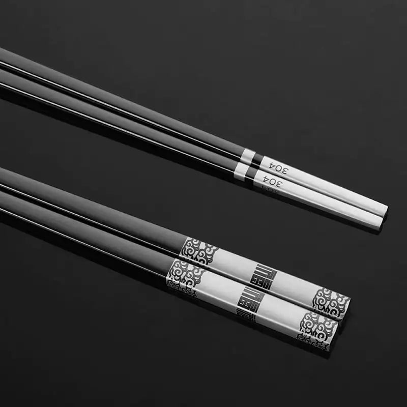 Stainless Steel Chopsticks Set